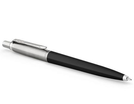 Kuličkové pero "Royal Jotter Originals", modré, 0,7 mm, stříbrný klip, černé tělo pera, PA