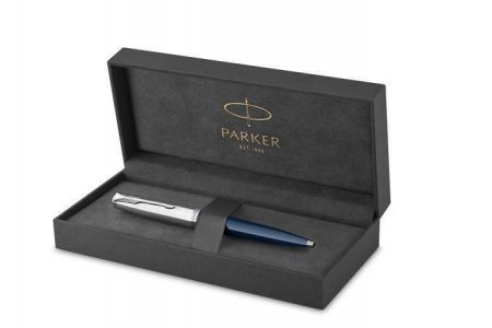 Kuličkové pero "Royal 51 Core", černá, 0,7 mm, tělo Midnight Blue, stříbrný klip, PARKER 2
