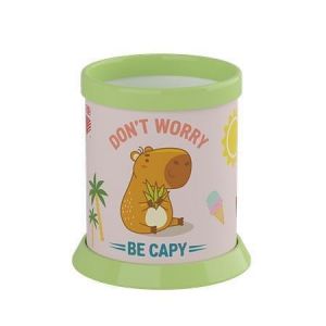 Stojánek na psací potřeby "Capybara", pastelově zelená, ICO 9570159021