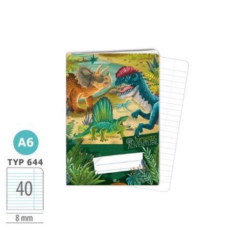 ARGUS Sešit A6 TYP 644 Jurassic ADVENTURE 15980388