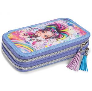 ARGUS Penál dvoupatrový Rainbow Ella 18490426