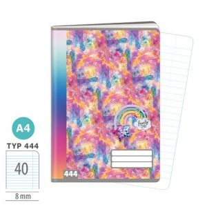 ARGUS Sešit A4 TYP 444 Rainbow Ella 15820426