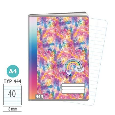 ARGUS Sešit A4 TYP 444 Rainbow Ella 15820426