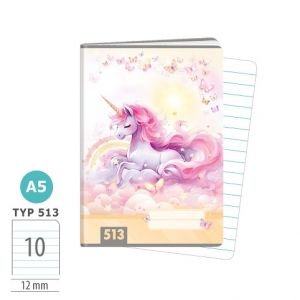 ARGUS Sešit A5 TYP 513 Jednorožec 15940427