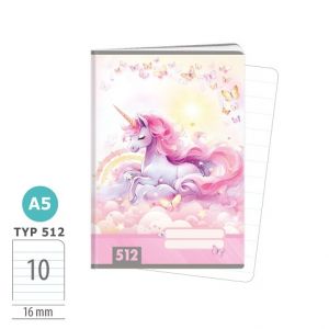 ARGUS Sešit A5 TYP 512 Jednorožec 15910427