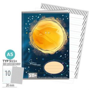 ARGUS Sešit A5 TYP 511+ Vesmír 15860428