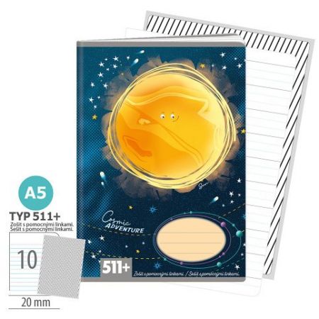 ARGUS Sešit A5 TYP 511+ Vesmír 15860428