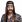 Hnědý knír hippie 