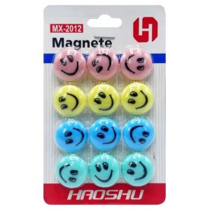 Magnet smajlík, 12ks
