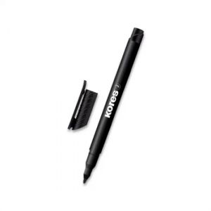 KORES K-MARKER Permanentní popisovač, tenký hrot M, černý
