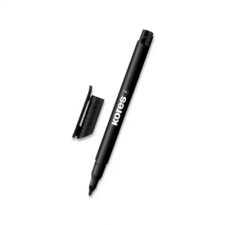 KORES K-MARKER Permanentní popisovač, tenký hrot M, černý