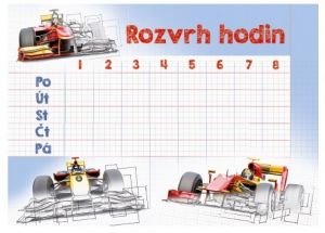 Rozvrh hodin Formule / BR039 / Baloušek tisk