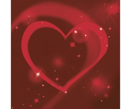 Ubrousky DAISY L (20ks) Red Neon Hearts