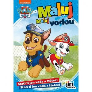 Maluj vodou A5 Tlapková patrola