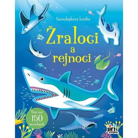 Samolepková knížka Žraloci a rejnoci