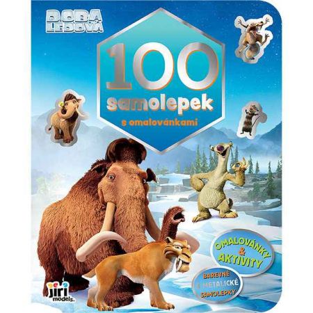 100 samolepek s omalovánkami Doba ledová