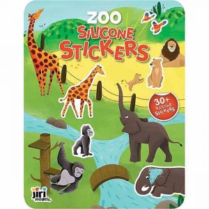 Hra se silikonovými samolepkami Zoo