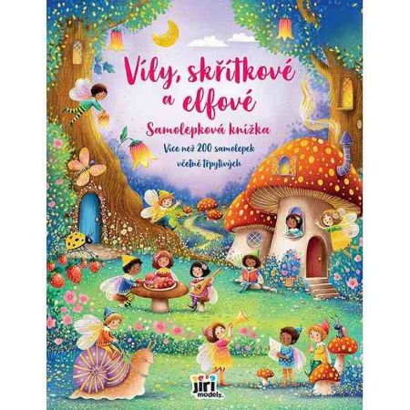 Velká samolepková knížka Víly, skřítkové a elfové