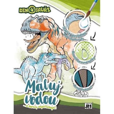 Maluj vodou A4 Dinosauři
