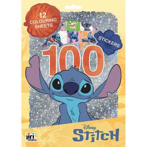 100 samolepek s omalovánkovými listy Lilo &amp; Stitch