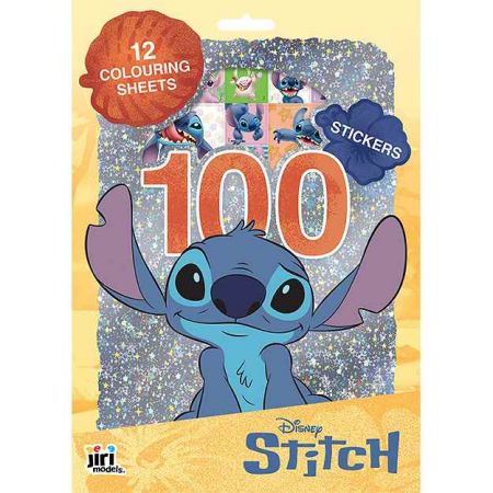 100 samolepek s omalovánkovými listy Lilo & Stitch