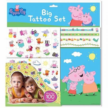 Velký set s tetováním Prasátko Peppa