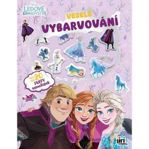 Veselé vybarvování se super samolepkami Ledové království