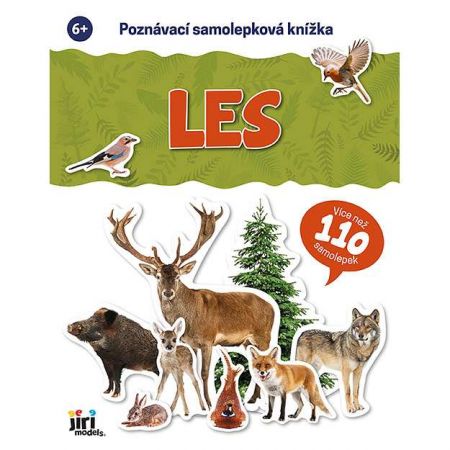 Poznávací samolepková knížka Les