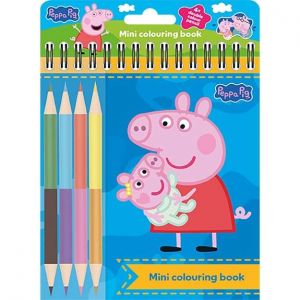 Mini omalovánky s pastelkami Prasátko Peppa