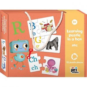 Puzzle pro předškoláky v krabičce ABC