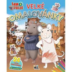 Velké omalovánky Dům myšek Sam &amp; Julie