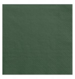 Ubrousky MAKI Unikolor L (20ks) Bottle Green