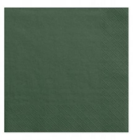 Ubrousky MAKI Unikolor L (20ks) Bottle Green