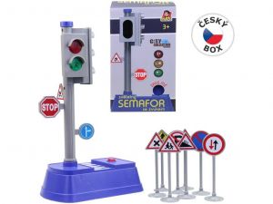 Set semafor se značkami