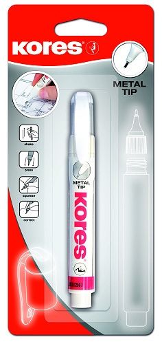 KORES Metal Tip korekční pero 10 g, s kovovým hrotem