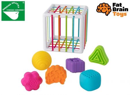 Fat Brain mřížkovaná vkládačka InnyBin 14 cm