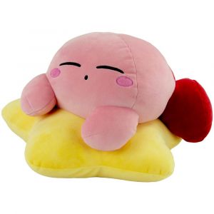 Kirby Warpstar Mega Plyšák Spící Kirby na hvězdičce plyš 38 cm