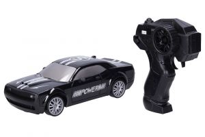 Auto driftující černé RC na dálkové ovládání 21,5 cm