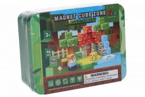 Stavebnice Magnet Cube Zone - Classic Forest 48 dílků