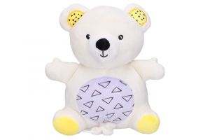 Natahovací medvěd s melodiemi plyšový 19 cm