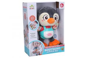 Tučňák hrající a svítící 24 cm