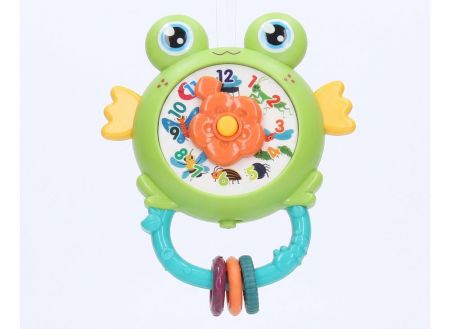 Chrastítko žába s efekty 11cm