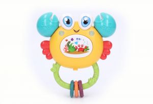 Chrastítko krab s efekty 12cm