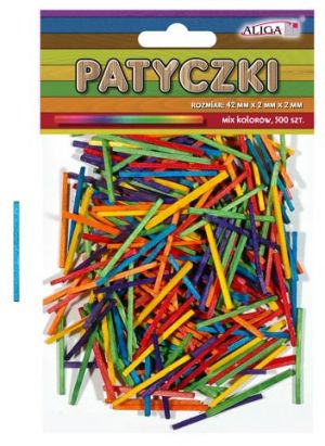 ALIGA dřívka PK-0173 MIX 500ks