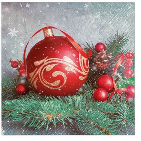 Ubrousky PAW Dekor L (20ks) Bauble on Twig