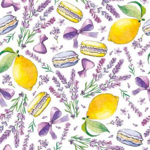 Ubrousky DAISY C (20ks) Limes, Lavender and Macaroons