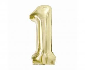 Balónek fóliový BEAUTY&CHARM 85 cm champagne "1"