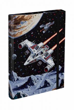 BAAGL Desky na školní sešity A4 Pixel Space