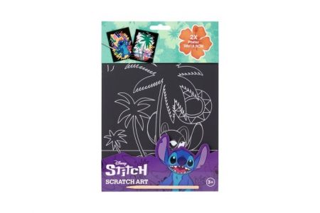 Vyškrabávací obrázky Stitch 2ks