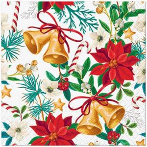 Ubrousky PAW Dekor C (20ks) Botanical Noel